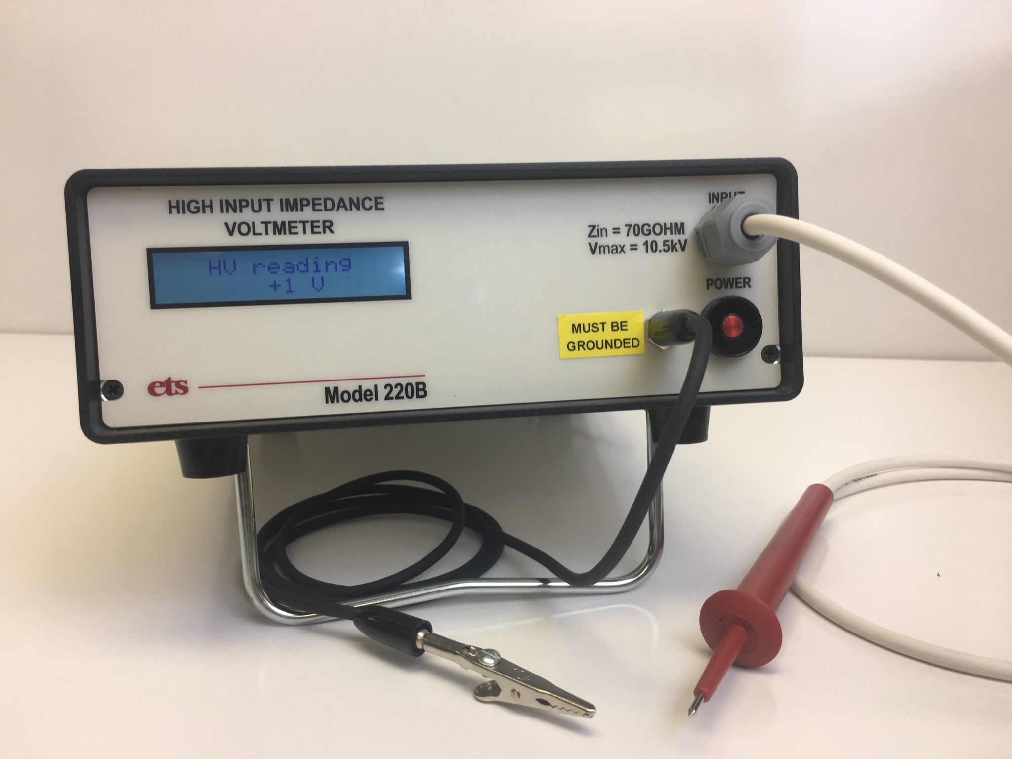 Model 220B - High Impedance Digital Contact Voltmeter (up to 10.5kV) -  Electro-Tech Systems, Inc.