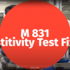 M 831 Volume Resistivity Test Fixture